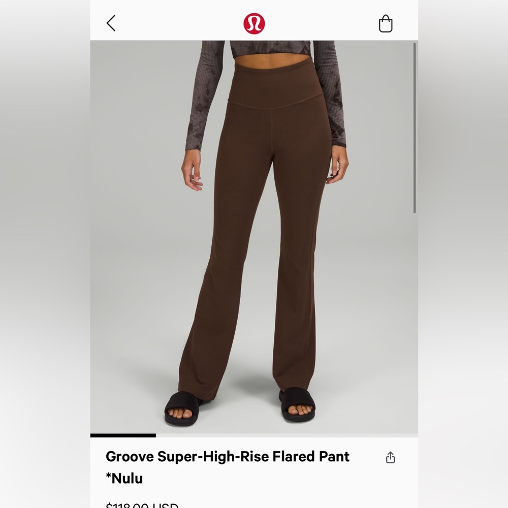 Groove Super-High-Rise Flared Pant *nulu (Java) - Picture 3 of 3